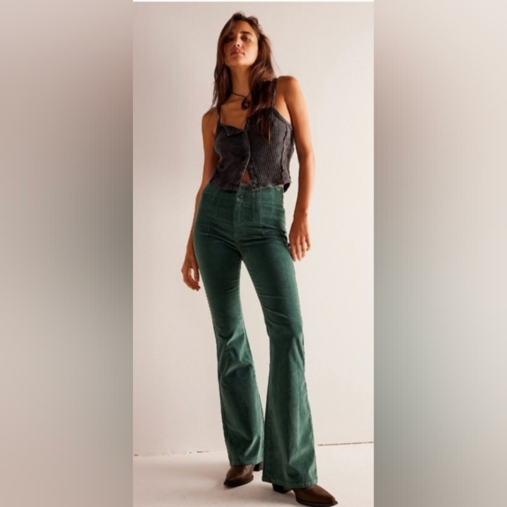 Corduroy Flare Jeans